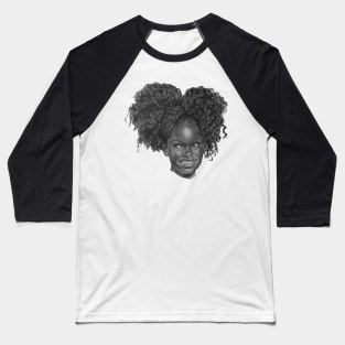 Curly Girl Baseball T-Shirt